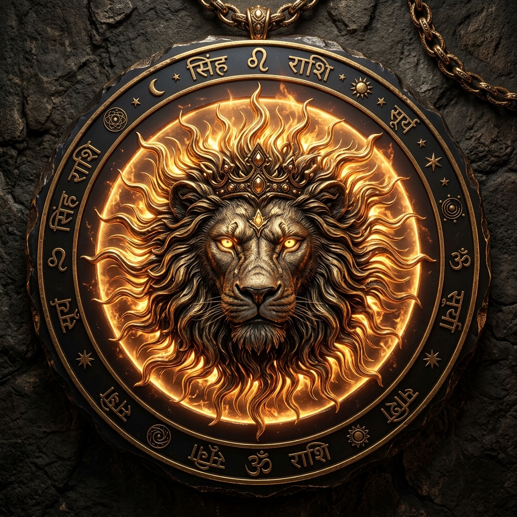 Simha 3D Medallion