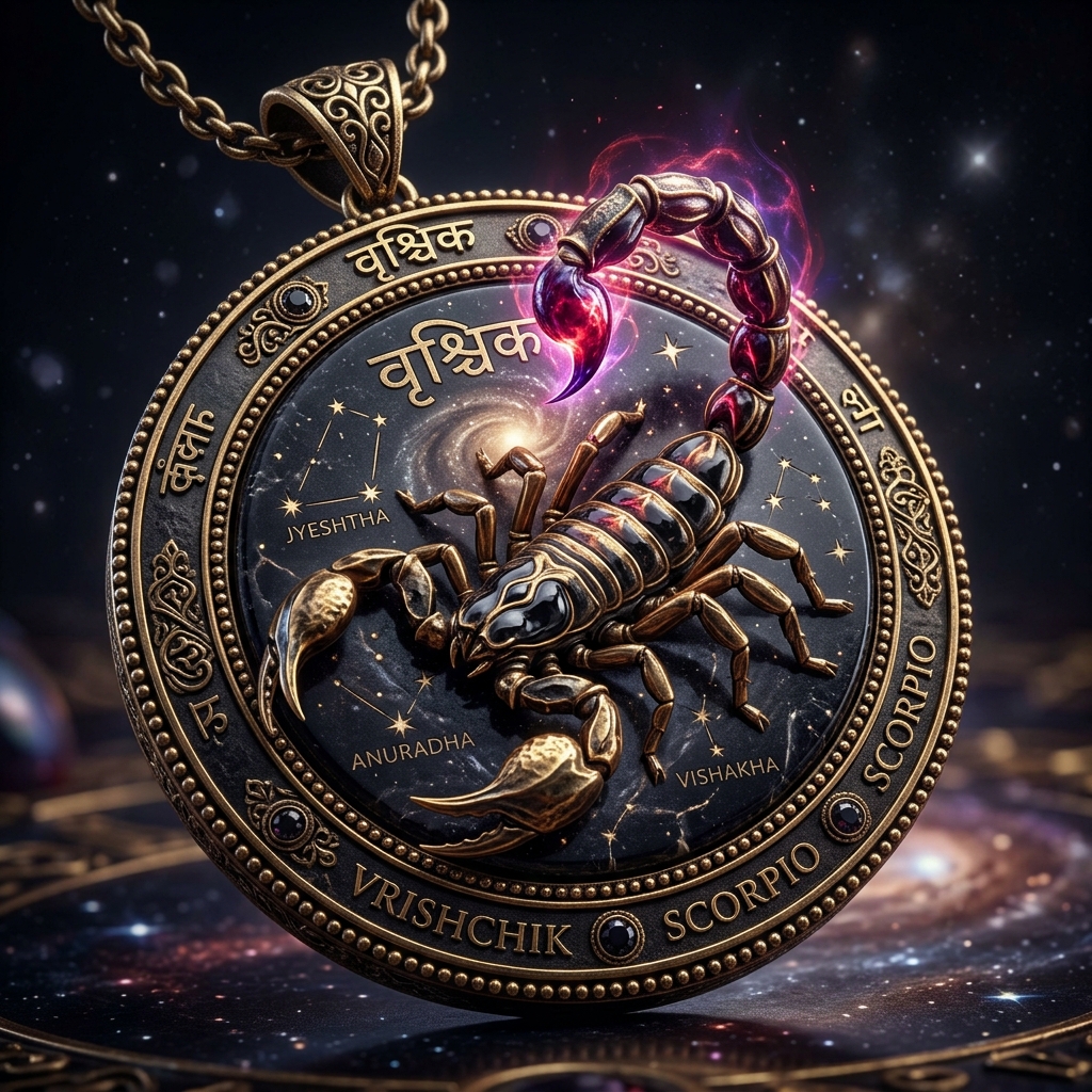 Vrishchik 3D Medallion